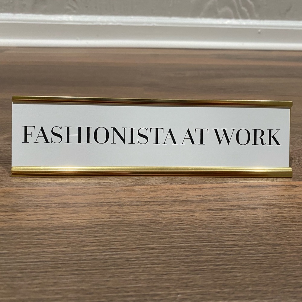 Desk Sign